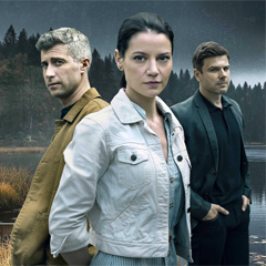 Женщина с котом и детективом